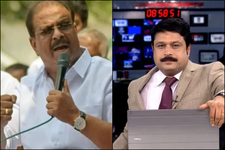 K Sudhakaran  Reporter Channel  defamation case Against Reporter Channel  റിപ്പോര്‍ട്ടര്‍ ടിവി  കെ സുധാകരന്‍  അപകീര്‍ത്തികരമായ വാര്‍ത്ത  ന്‍ഫര്‍മേഷന്‍ ആന്‍ഡ് ബ്രോഡ്കാസ്റ്റിംഗ് മന്ത്രാലയം