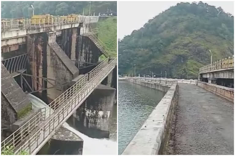 ponmudi dam  പൊന്മുടി അണക്കെട്ട്  ഇടുക്കി ജില്ലയിൽ ശക്തമായ മഴ  അണക്കെട്ടുകളിലെ ജലനിരപ്പ് ഉയരുന്നു  റെഡ് അലർട്ട്  Heavy rains in Idukki  water level in the dams is rising