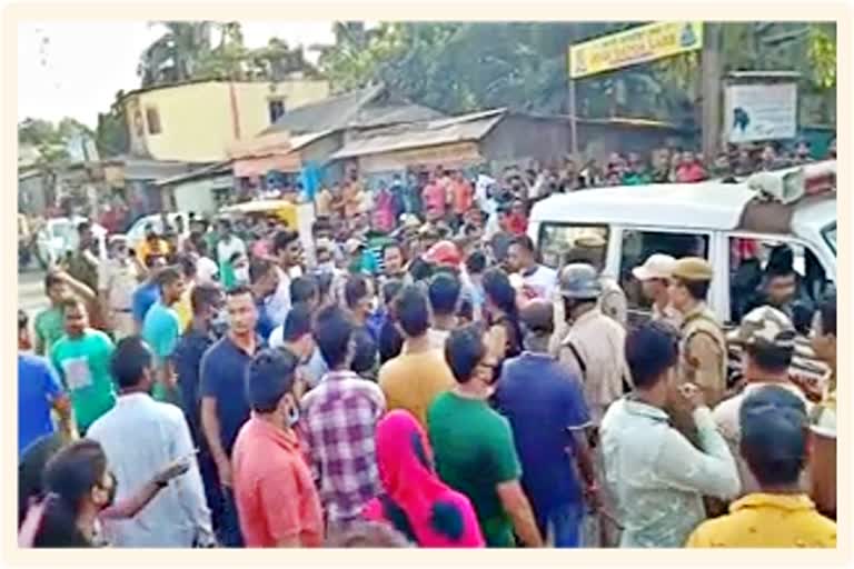 tense situation in Silchar on pregnant woman death