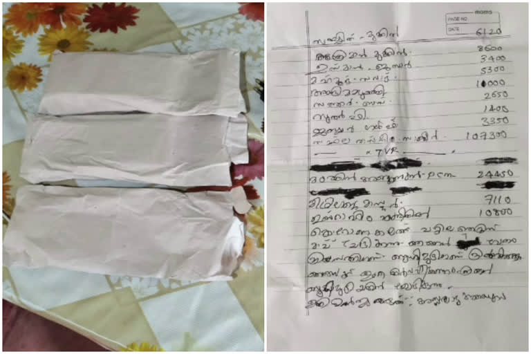 The thief returned the stolen property with apology in kannur  thief returned the stolen property  thief returned the stolen property with apology  മോഷണമുതൽ തിരികെ നൽകി കള്ളൻ  മാപ്പപേക്ഷ  മോഷണമുതൽ