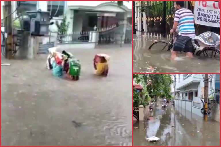 drainage water enter into the houses in tirupathi