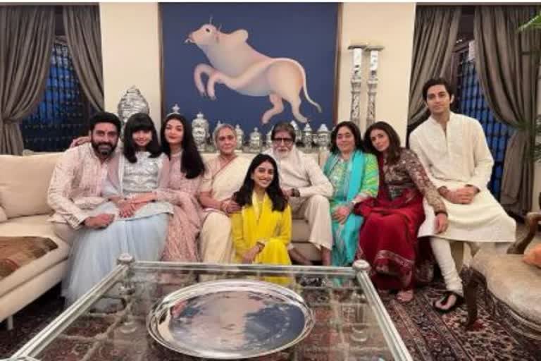 Big B's Diwali Celebration: ਬੱਚਨ ਪਰਿਵਾਰ ਨੇ ਸਾਦਗੀ ਨਾਲ ਮਨਾਈ ਦੀਵਾਲੀ, ਵੇਖੋ ਤਸਵੀਰਾਂ