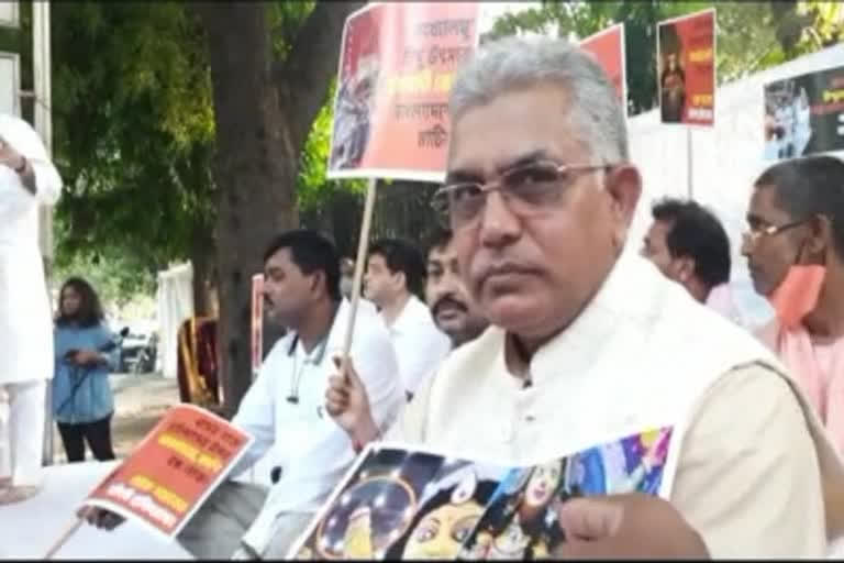 BJP leader Dilip Ghosh asks Tathagata Roy to quit party if he is unhappy with the leaders