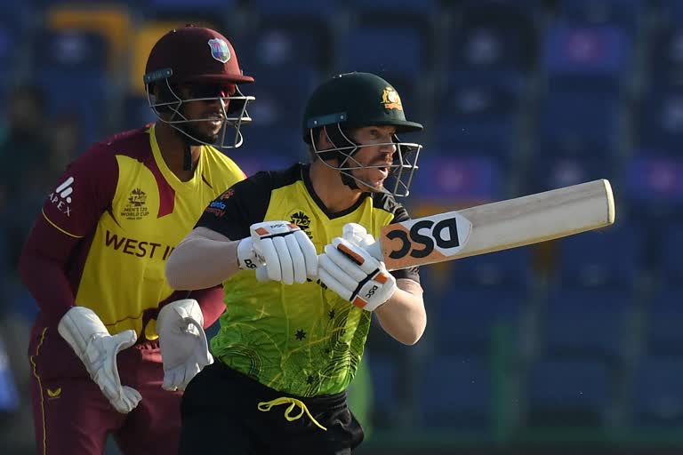 T20 World Cup: Unbeaten Warner leads Australia's eight-wicket win over West Indies