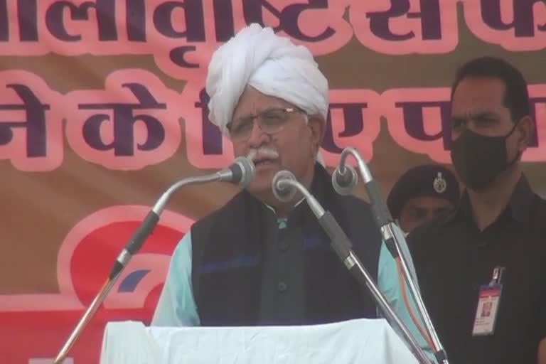 haryana-cm-manohar-lal-twelve-thousand-rupees-per-acre