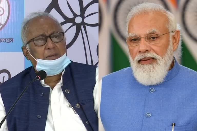 TMC MP Saugata Roy writes to Narendra Modi to continue free ration service for 6 more months