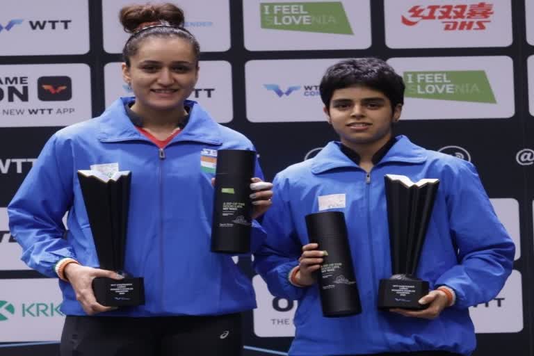 WTT Contender Lasko: Manika Batra, Archana Kamath clinch doubles title