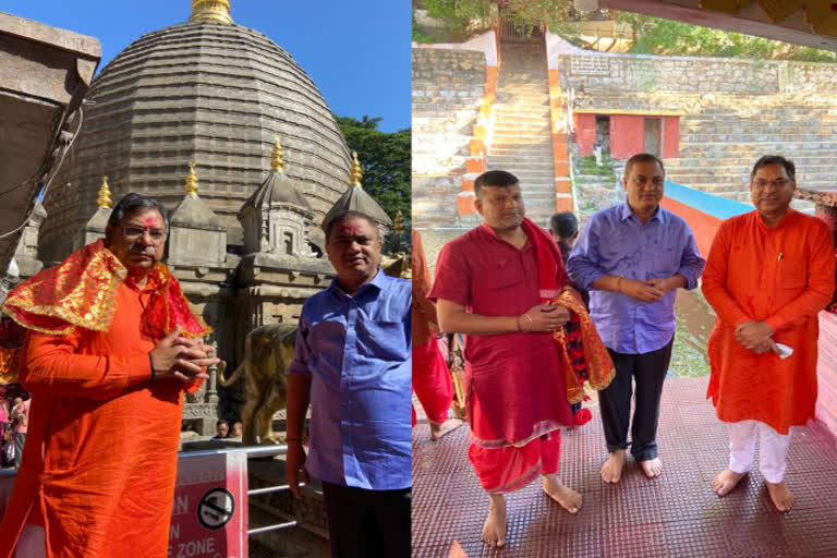 Satish Poonia at kamakhya temple