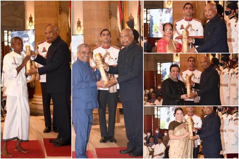 President Kovind presents Padma Awards at Rashtrapati Bhawan