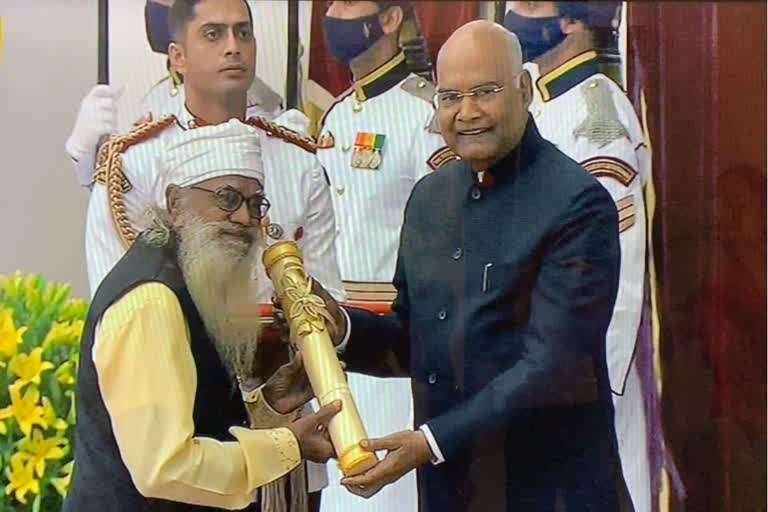 Sufi singer Madan Singh Chauhan honored with Padma Shri