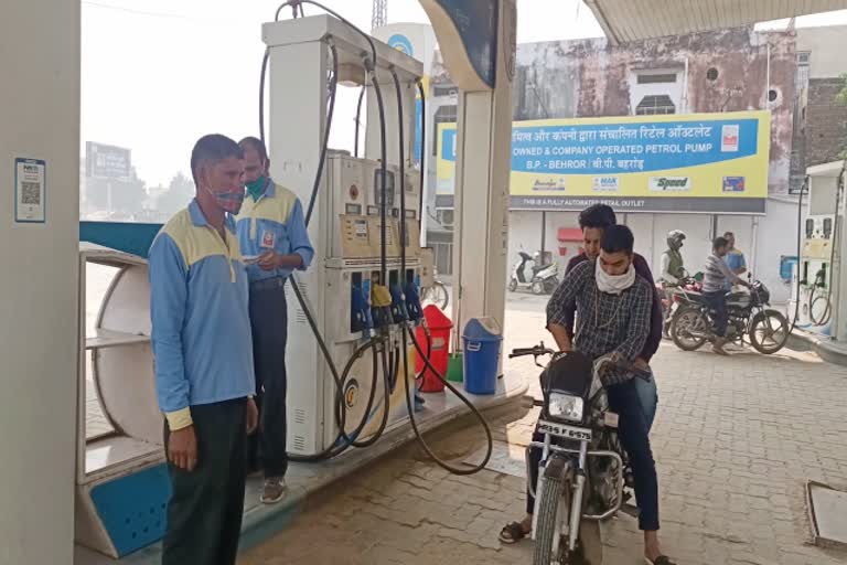 Alwar news  Behror Petrol Diesel Price