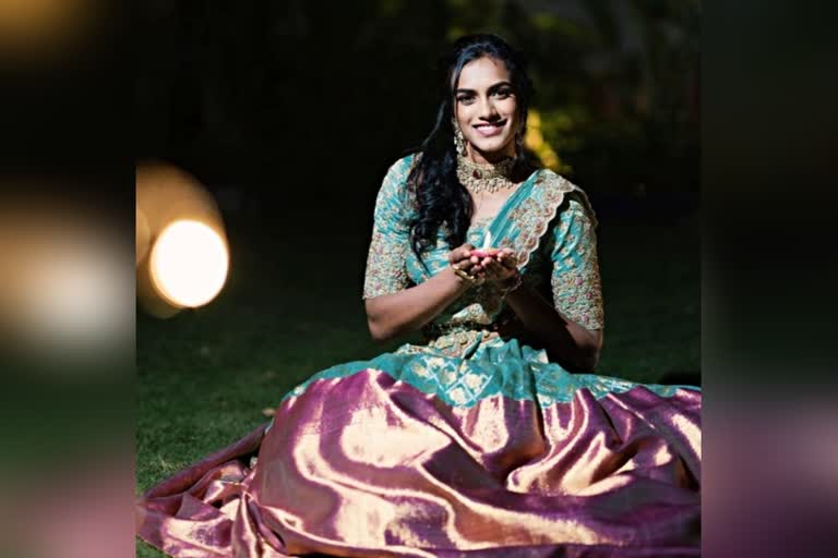PV Sindhu Diwali Dance
