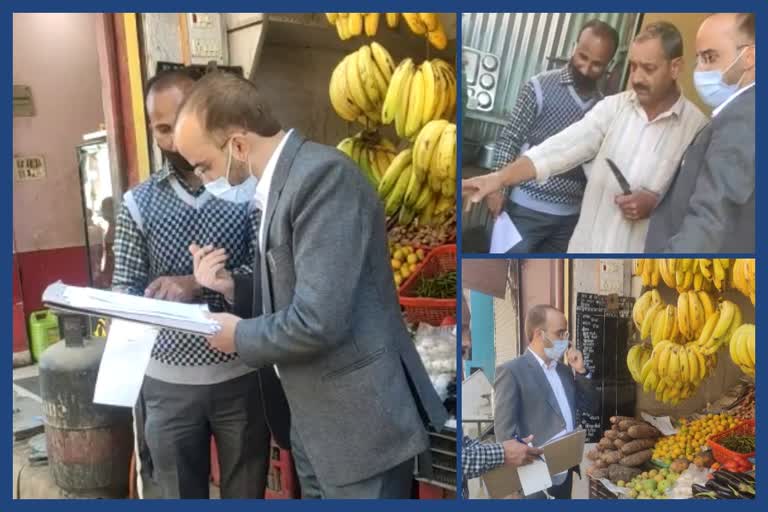 SDM inspected Karsog market