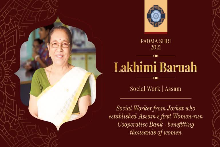 pradmashree award 2021 goes to lakhimai barua