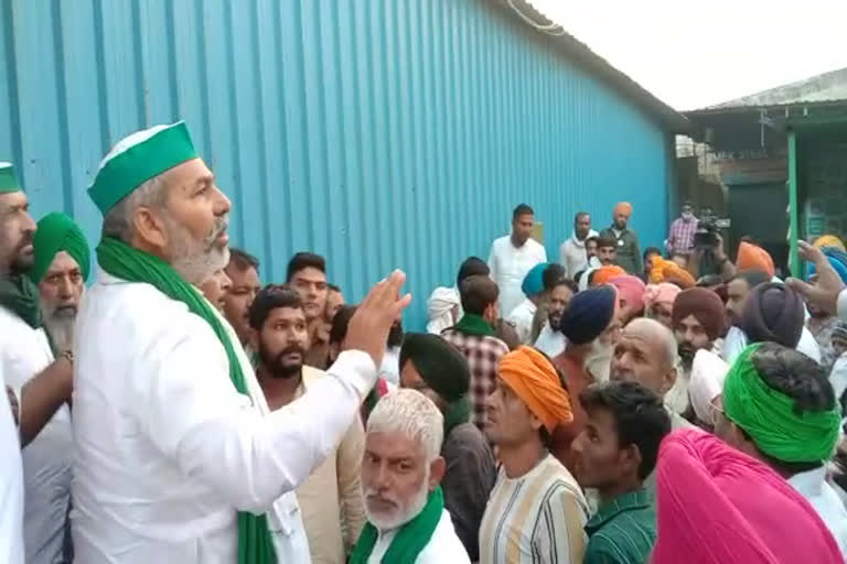 farmers meeting singhu border