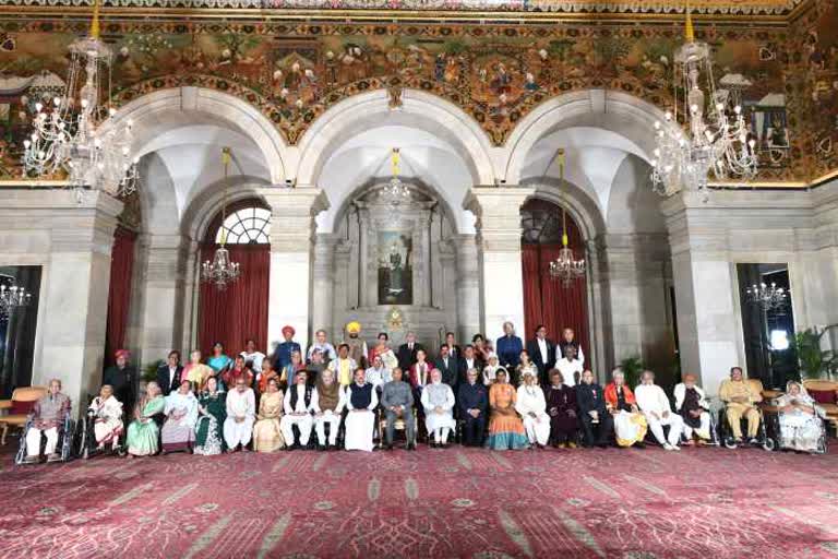 padma award function 2021 in rashtrapati bhavan delhi