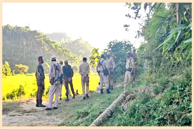 Assam-Mizoram border