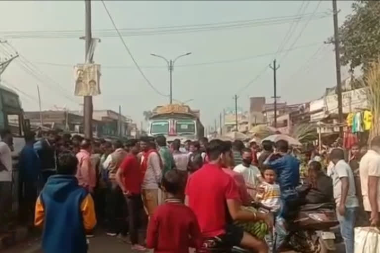 Road jam in Dhanbad