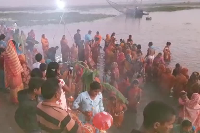 Chhath celebrated in Sahibganj