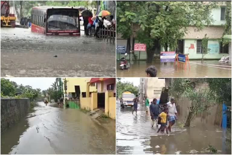 Chennai Rains Live Update  Tamil Nadu rains  Death toll rises to 12  IMD predicts heavy rains  KKSSR Ramachandran  Chennai  Tamil Nadu  cyclone  IMD  Indian Meteorological Department  ചൈന്നെയിൽ കനത്ത മഴ  തമിഴ്‌നാട്ടിൽ മഴ  തമിഴ്‌നാട്ടിൽ മരണസംഖ്യ ഉയരുന്നു  തമിഴ്‌നാട്ടിൽ കനത്ത മഴക്ക് സാധ്യത  കെകെഎസ്‌എസ്‌ആർ രാമചന്ദ്രൻ  തമിഴ്‌നാട് മഴ അപ്‌ഡേറ്റ്സ്