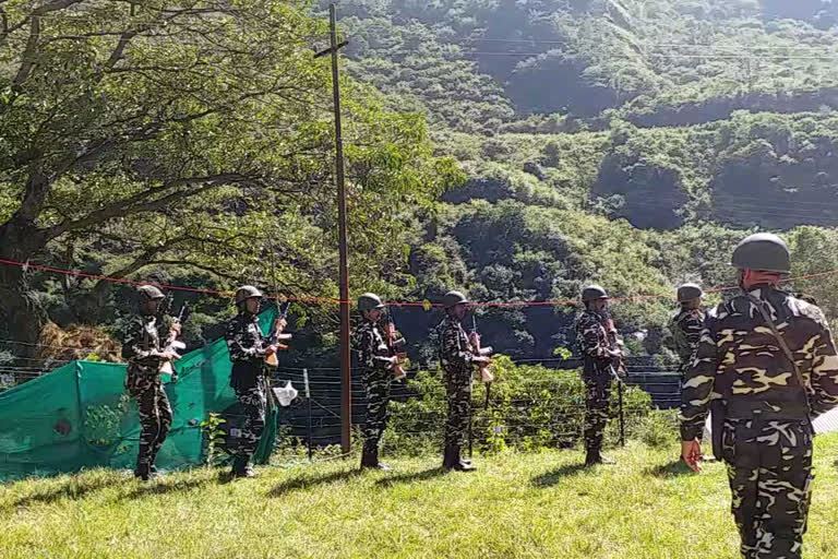 indian security forces are being ready in the INDO CHINA BORDER in zemithan