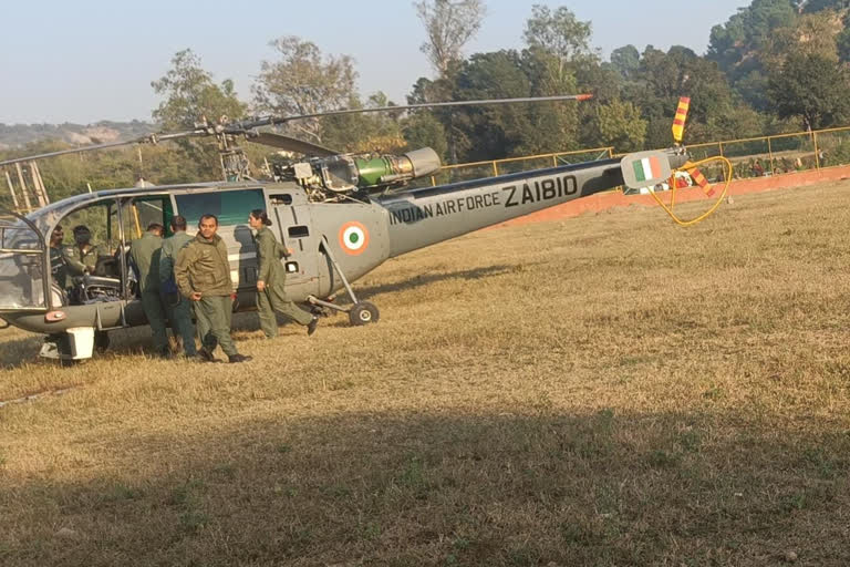 Emergency landing of Indian Air Force helicopter in Jammu