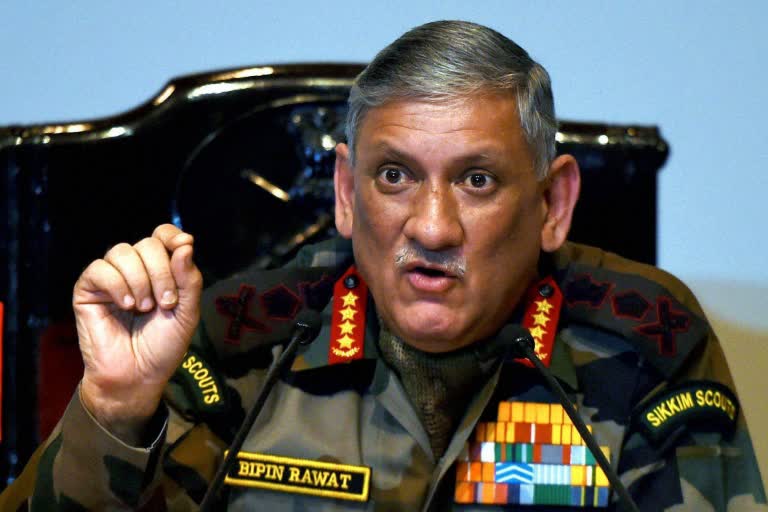 china biggest security threat for India says general Bipin Rawat