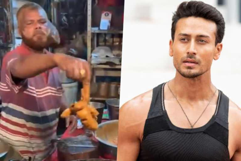 tiger shroff shares jaipur street food vendor video