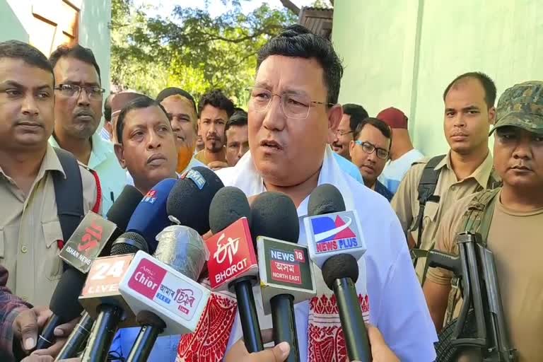 Reaction of BTR Chief Pramod Bodo about TET Teachar appoinment assam etv bharat news