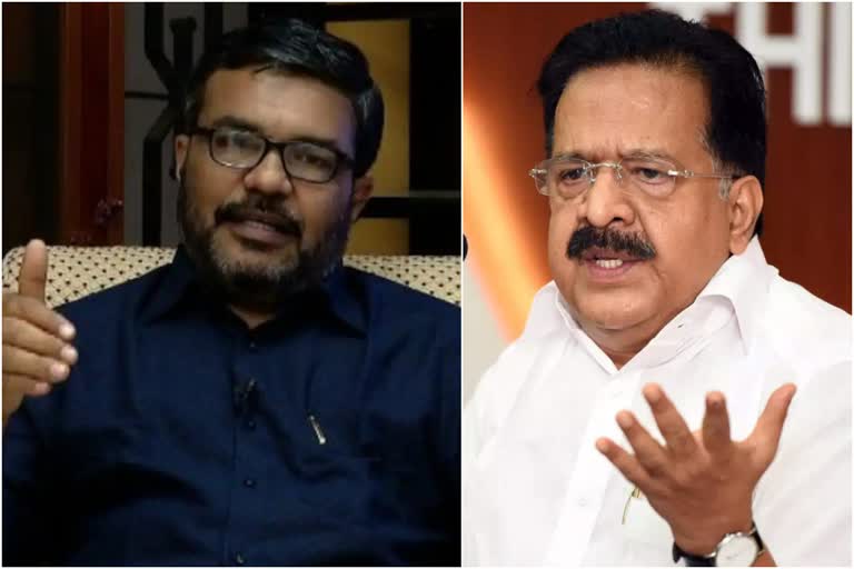 കേന്ദ്ര ഏജന്‍സികള്‍ക്കെതിരായ പരാതി  എത്തിക്‌സ് കമ്മറ്റിക്ക് നൽകിയ നടപടി പരിശോധിക്കണമെന്ന് രമേശ് ചെന്നിത്തല  15ാം നിയമസഭാ എത്തിക്‌സ് കമ്മറ്റി  സ്‌പീക്കർ എംബി രാജേഷ്  Complaints against Central Agencies news  Complaints against Central Agencies ethics committe  MB Rajesh speaker  ramesh chennithala