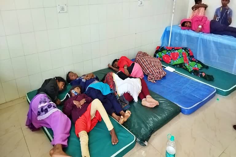 morarji desai residential school students hospitalized