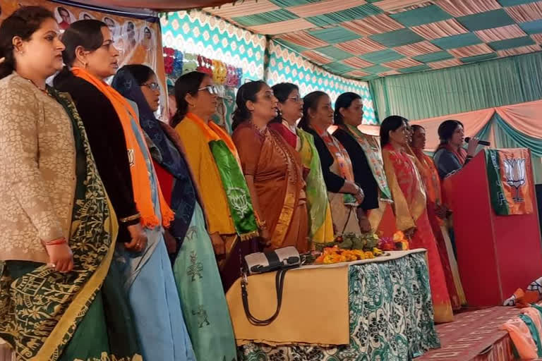 BJP Mahila Morcha meeting