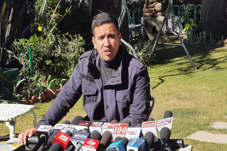 Vikramaditya Singh held a press conference