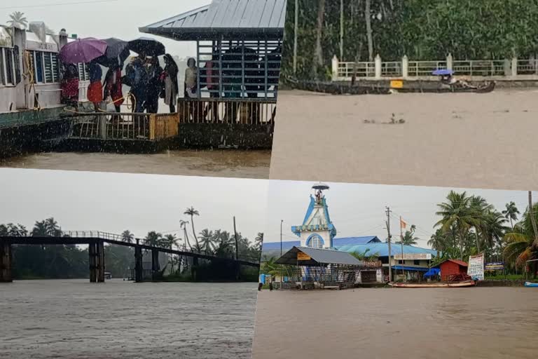 കുട്ടനാട്ടിൽ ജലനിരപ്പ്  കുട്ടനാട് ആലപ്പുഴ മഴ  കുട്ടനാട് അപ്പർ കുട്ടനാട് മഴ വെള്ളക്കെട്ട്  ആലപ്പുഴ കുട്ടനാട്  വെള്ളപ്പൊക്കം ദുരിതാശ്വാസ ക്യാമ്പ്  KERALA RAINS KUTTANAD  KERALA RAINS Alappuzha  water level rising kuttanad alappuzha  kerala flood heavy rain  intense rains kerala