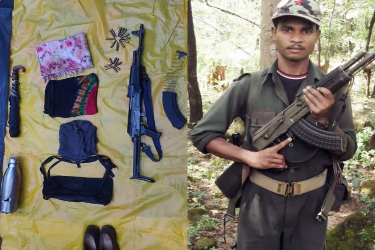 Naxalite bounty of 10 lakhs piled up in Narayanpur