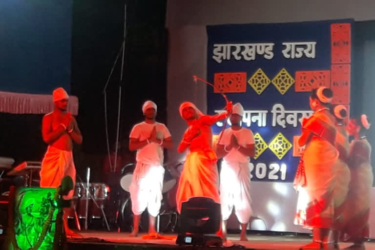 students cultural program at giridih