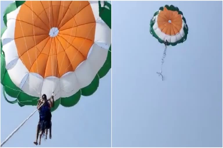 Couple Falls Into Sea As Rope Snaps While Parasailing In Diu