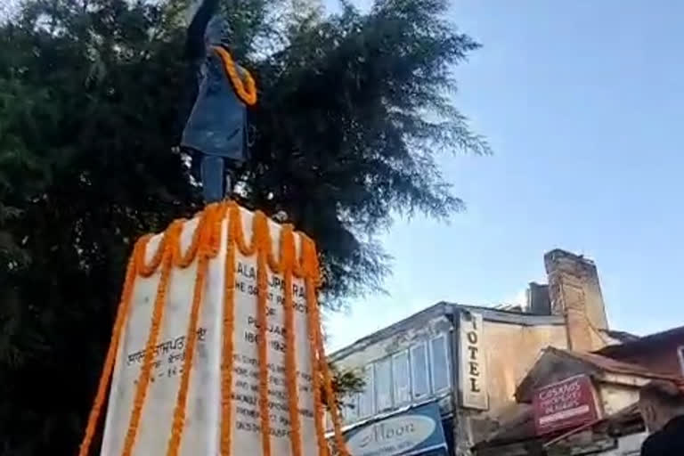 CM Jairam paid tribute in Shimla on the death anniversary of freedom fighter Lala Lajpat Rai