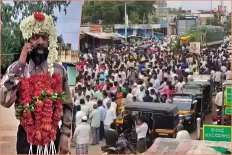Thousands mourn death of mentally challenged beggar in Bellary