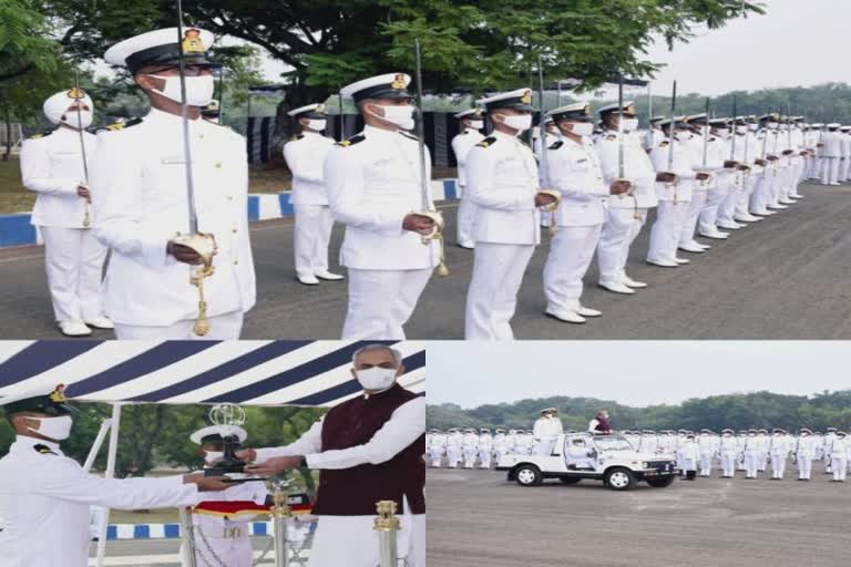 Indian Navy Valsura Jamnagar Passing out parade માં પાડોશી દેશોના અધિકારીઓ પણ શામેલ