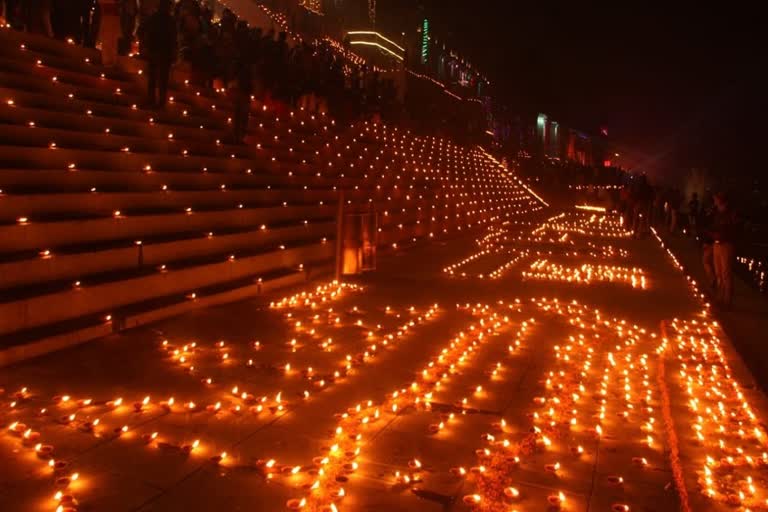 Dev Deepawali celebrated in Harki pauri