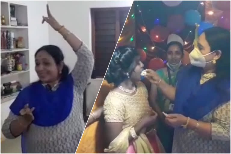 Collector A Geeta  Collector A Geeta IAS  Collector A Geeta IAS Dance  A Geeta IAS Dance  A Geeta dances with Shelter Home inmates  എ ഗീത ഐഎഎസ്  എ ഗീത ഐഎഎസ് ഡാന്‍സ്  എ ഗീത ഐഎഎസ് നൃത്തം  മാനന്തവാടി പാറത്തോട്ടം കർഷക വികസനസമിതിയുടെ ഷെൽട്ടർ ഹോം