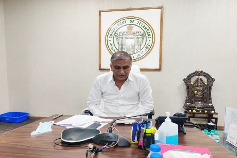 Minister harish rao review on covid vaccination