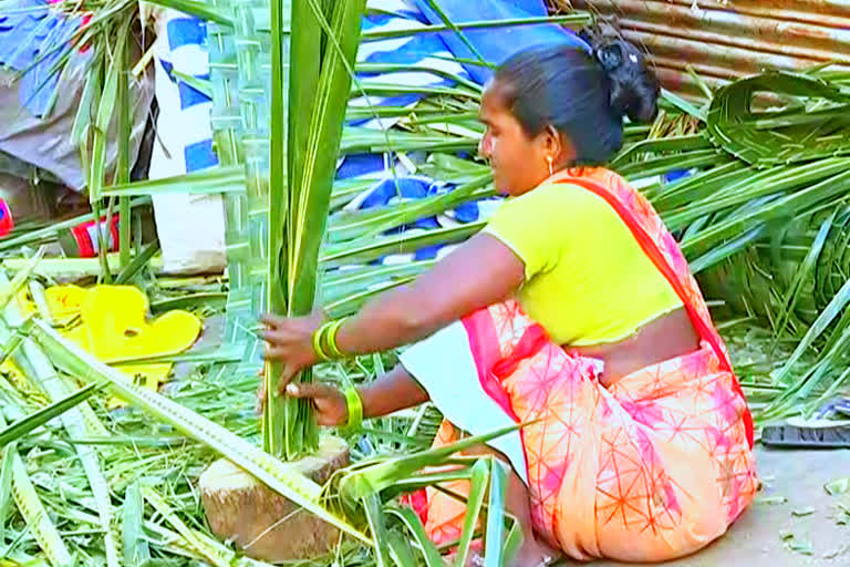 Women Self Employment with Kobbari Matta Decoration in hyderabad