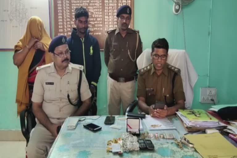 चोर गिरोह के दो शातिर मुजफ्फरपुर पुलिस के चढ़े हत्थे