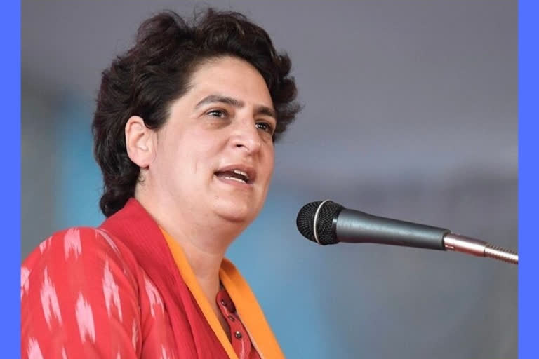 Priyanka Gandhi demands unemployment allowance in case of non-employment in UP.