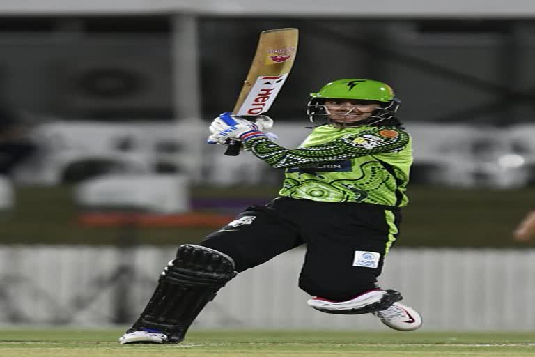 Smriti mandhana hits a record breaking century in WBBL