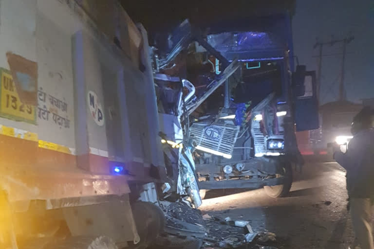 Driver dies in container dumper collision