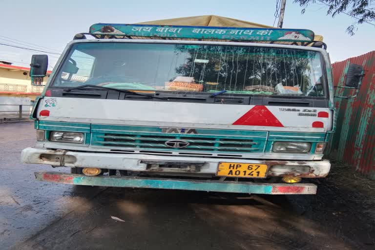 Alcohol recovered from truck