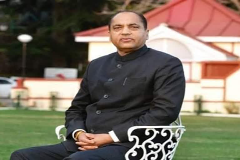 Chief minister jairam thakur.